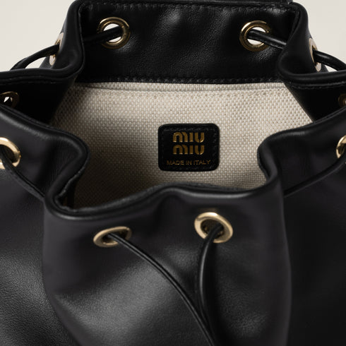 Miu miu Leather backpack